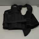 Fit Geno Back Brace Posture Corrector for Women and Men, Shoulder Straightener, Adjustable Full Back Support, Upper and Lower Back Pain Relief - Scoliosis, Hunchback, Hump, Thoracic, Spine Corrector (Medium/Large (Waist 33"-40"), Black)