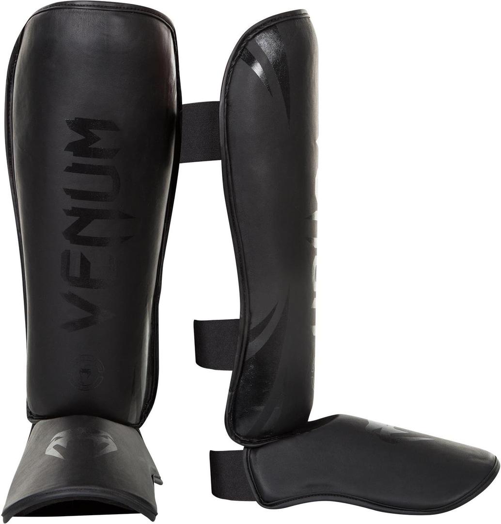 Venum Challenger Standup Shinguards, Black/Black, Large
