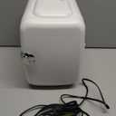 CROWNFUL Mini Fridge, 4 Liter/6 Can Portable Cooler and Warmer Personal Refrigerator for Skin Care, Cosmetics, Beverage, Food,Great for Bedroom, Office, Car, Dorm, ETL Listed (White)
