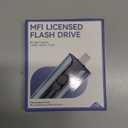 Phone Photo Stick,MFi Certified Phone Flash Drive,4 in 1 512G USB Drive for Phone iPad USB Stick,Phone Thumb Drive,Phone Photo Storage Phone Memory Stick for Phone/PC/iPad/More Devices(Blue