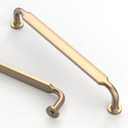 Asidrama 10 Pack 6.3 Inch(160mm) Brushed Brass Kitchen Cabinet Handles, Cabinet Pulls Kitchen Cabinet Hardware for Cupboard Drawer Pulls
