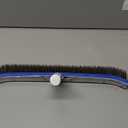 Pool Brush Head | 18" Heavy Duty Floor Brush | Stainless Steel Brush | Metal Pool Scrubber Brush | Wire Bristles & Aluminium Back for Sweep Calcium Buildup, Rust Stains on Concrete