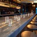 12 Pack heavy base Acrylic Plastic Shot Glasses, Unbreakable shot glass Perfect for Shot Dispenser, Bars, Parties, All Liquor, Cocktails & Family Game Night, (Capacity 1.2 oz Clear 12 Pack)