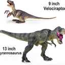 6PCS Jumbo Dinosaur Toy Set, Realistic Dinosaurs Toys for Kids - Large Dino Playset for Boys and Girls 3 4 5 6 7 Year Old Children Birthday Dinosaur Lovers