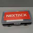 NEXTACK Rivet Nut Tool Kit with a Step Drill Bit & 80 Nutserts for Tight Space, 8" Rivnut Tool Set Riveter with 8 Mandrels 6-32 8-32 10-24 1/4-20 M3 M4 M5 M6 in Organized Rugged Carrying Case NT600