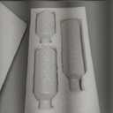 Sullivans Small White Embossed Ceramic Vase Set of 3, Matte Finish, Vases for Decor Modern Home Centerpieces, Mantle Tabletop for Living Room, Bedroom, Kitchen, Entryway Decor