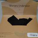 SHARICCA Womens Seamless Thongs No Show Underwear Soft Ribbed Invisible Panties Wave Edge Multi Pack (Small, 7p04 - All Black)