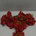 20 Pcs Dark Red Hydrangea Artificial Flowers Bulk, Faux Hydrangea Flowers Heads, Artificial Fake Silk Hydrangea Flowers with Stems, Red Flowers Artificial for Decoration Wedding Dcor