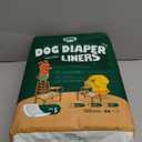 PAWPANG Disposable Dog Diaper Liners Booster Pads for Male & Female Dogs, 100ct, 5 Sizes Options, Doggie Diaper Inserts fit Most Types of Dog Diapers - Pet Belly Bands & Male Wraps (Small(100ct)) (Standard Pack)