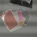 4125 PCS Self Adhesive Rhinestone Stickers, Nicpro Bling Gem Stickers for Face Nail Body Makeup Festival, 3 Sizes 25 Colors, 25 Sheets for DIY Crafts Decorations Cards