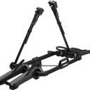 Thule Outpace 2 Bike Hitch Rack - Compact & Lightweight Platform Bike Rack - Foldable Design - Fits Most Bike Styles - 110lb Capacity 55lbs per Bike - 2" & 1.25" Hitch Compatibility