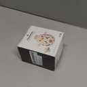 ChooKaChoo 2-in-1 Baby Teething Rattle Toy, Sensory Grasping Teether for Infants 3-12 Months, 100% Food-Grade Silicone, Easy to Hold, Soothing & Developmental, BPA Free (Ginger)