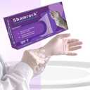 Shamrock Latex Industrial Gloves, 6 Mil, Powder-Free, Fully Textured, Disposable, Non-Medical, Multi-Purpose Use, Pack of 100, Small 
