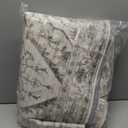 WITSHOCK Living Room Area Rugs 5x7: Washable Rug Boho Soft Non-Slip Low Pile Stain Resistant Foldable Carpet for Bedroom Playroom Dining Room Office Kitchen Farmhouse Home Decor Rug-Brown/Lvory