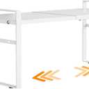 Expandable Cabinet Shelf Organizer Riser for Kitchen Pantry Cupboard Under Sink Countertop,kitchen cabinet shelf (white)