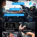 Wireless CarPlay Adapter for Apple iPhone - 2025 Wired Car Play to Wireless Dongle, USB-A/C Plug & Play, Stable Bluetooth CarPlay Adapter Only for iPhone iOS 10+ & Cars with Factory Wired Car Play
