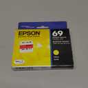 EPSON 69 DURABrite Ultra Ink Yellow For CX-6000, CX-7000F, CX-7400, CX-8400, CX-9400, CX-9475, NX-400, NX-415, NX-510, NX-515, WF-1100, WF-500, WF-600, WF-610, WF-615 