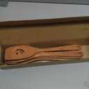 MFC 5-Piece Wooden Cooking Spoons - Kitchen Set from Natural Cherry Wood - Wooden Spoons for Cooking - Funny Utensil Set with Smiley Faces - Cooking Multipurpose Wood Utensils