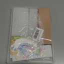 Peacoblue 121pcs Books and Flower UV DTF Acrylic Bookmark Making Kits Carft for Women Men Adult, DIY Cute Bookmarker Decal Stickers Warps Kit for Students Teachers Book Lovers Reading