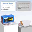 Upgraded Li-ion Battery 14.4V 4.5Ah, Shark Vacuum Battery Replacement XBT1106 for Shark SV1106 SV1112 SV1100 SV1107 XB1100 Freestyle Navigator Cordless Stick Vacuum