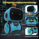 KaeKid Robots for Kids, Interactive Smart Robotic with Touch Sensor, Voice Control, Speech Recognition, Singing, Dancing, Repeating and Recording, Robot Toy for 3 4 5 6 7 8 Year Old Boys Girls (Blue)