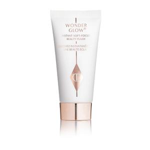 Charlotte Tilbury Wonderglow Face Primer - Soft-Focus, Illuminating Dewy Primer to Hydrate & Blur the Look of Imperfections, Fine Lines & Wrinkles - Infused with Hyaluronic Acid & Rosehip Oil, 0.5 Fl Oz (Pack of 1)