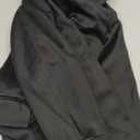 ELLEVEN Womens Herringbone Tweed Blazer  Slim Fit Business Casual Work Jacket with Flap Pockets, Long Sleeve (X-Large, Black)