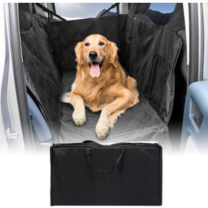 Mabett Dog Seat Covers for Ford Maverick 2025 2024 2023 2022 Accessories, Back Seat Hammock Extender for Pets Include Door Sides and Headrests Protection-Hard Bottom Support 600D Oxford Cloth
