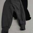 BIG ELEPHANT Boys Girls Fleece Lined Sweatpants, Youth Soft Cotton Athletic Jogger, Kids Basic Active Pants with Pockets (Small, Black With Dark Gray 2 Pack)