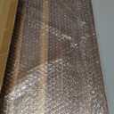 Large Square Ottoman Tray Wood Decorative Tray for Coffee Table Living Room Acacia Serving Trays with Gold Handles, 20" x 20" x 2"