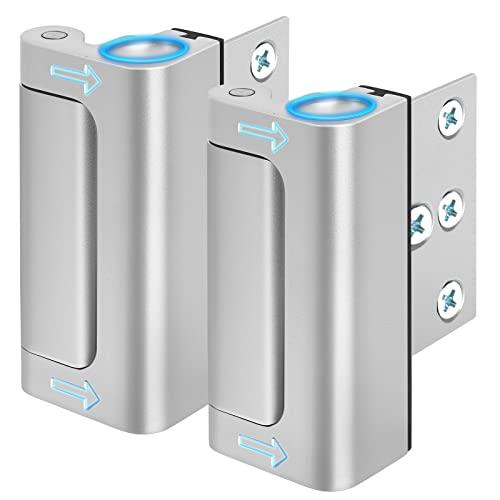 Home Security Door Lock Child Proof Door Reinforcement Lock for Kids Safety Withstand 800lbs Metal Door Lock Security Front Child Safety Door Latch Lock Top High Security Door Locks for Interior Lock