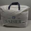 Grey Goose Feather Down Comforter Queen Size, Premium All Season Duvet Insert, 750+ Fill Power 1200TC Cotton Blend Fabric Hotel Style Comforter, 42 Oz Lightweight (90x90, Dark Grey)