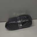 KuaiLu Men's Slippers Cozy Memory Foam House Slipper Shoes Warm Suede Winter Moccasins Slip-on Boots Slippers For Man with Fuzzy Sherpa Lining & Indoor/Outdoor Hard Rubber Sole (Black)