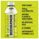 BODYARMOR ZERO Sugar Lemon Lime Electrolyte Drink, Natural Flavors, 16 Fl Oz Bottles (12 Pack), B Vitamins & Antioxidants Sugar Free Hydration
