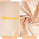 Women's Bride Robe Bridesmaid Robes Short Satin Kimono Robes for Wedding Party Bridal Robes Getting Ready (Beige)