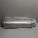 A-KARCK 4" Inlet Exhaust Resonator, 4" Inlet 4" Outlet 30" Overall Length Muffler Resonator Stainless Steel