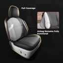 FREESOO Sienna Seat Covers 2011-2020 for Toyota Sienna (LE,XLE,SE,XLE Premium) Waterproof Car Seat Cover Full Set, 8 Seats, 2nd Row 4/2/4, Three Row (Black)