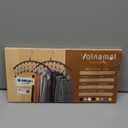 Legging Organizer for Closet, Metal Yoga Pants Hangers 2 Pack w/10 Clips Holds 20 Leggings, Space Saving Hanging Closet Organizer w/Rubber Coated Closet Organizers and Storage, Black