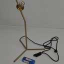Globe Table Lamp, TD00965 Mid-Century Golden Desk Lamp for Bedroom,Living Room,Kids Room,Office