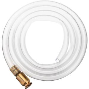 Shaker Siphon Hose for Gasoline, Gasoline Fuel Transfer Pump, Hand Pump Self Priming, 6Ft, 1/2'' Copper Valve Siphon Hose, for Gas Diesel Oil Liquid Water (1.8 m)