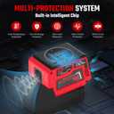 300W Adjustable Voltage Regulator Compatible with Milwaukee 18V Battery, Adjustable 2-30V DC Output, 18W Type-A & PD3.1 140W Type-C Fast Charging, 15W Magnetic Wireless Charger