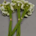 Letjolt Ranunculus Artificial Flower 18 Pcs Green Silk Ranunculus Wedding Bouquet Engagement Centerpieces Arrangements Bridal Shower Decorations Home Decor, Green