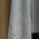 4ft Folding Table, Portable Fold-in-Half Adjustable Height Utility Table for Indoor/Outdoor Use, Durable HDPE & Steel, Stable & Lightweight, Multi-Purpose, White