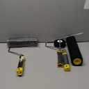 3 Pcs Drywall Compound Roller Includes 9 Inch 12 Inch Drywall Texture Roller and Corner Mud Brush for Putty Textured Coatings Ceiling Wall Covering Tools