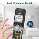 VTech Cordless Phone with Large Display and Big Buttons, DECT 6.0 with Caller ID/Call Waiting, Full Duplex Speakerphone, ECO Mode, Last 10 Number Redial, Easy to Use,VG231