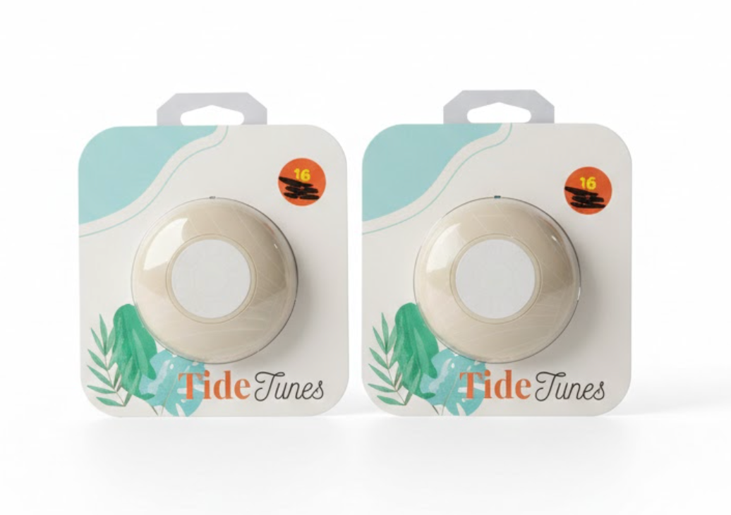 Seashell Bluetooth Speaker White 2 Pack