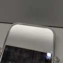 Foldable Make Up Mirror, Hand Mirror, Magnifying Mirror for Cosmetic Use, Stand Mirror, Mirror with Stand Acrylic, Transparent, 7.1 x 8.3 x 2.2 in