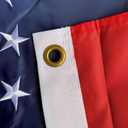 Embroidery Double Sided New Mississippi Republic Sates Flag 3x5 FT Outdoor- 340D Heavy Duty Missippi MS Flags Canvas Header with 2 Brass Grommets Easy to Rising