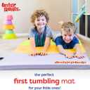 Antsy Pants Tumbling Mat for Kids Gymnastics Mat, Easy to Clean, Sturdy, Foldable Tumbling Mats, Padded, Lightweight, Portable, Gymnastics Equipment for Active Play