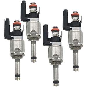 EPSIRMP 31303495 4pcs Set Fuel Injectors 6-Holes Compatible with Volvo S60 S80 V60 XC60 XC70 2.0L 2014-2015 Turbo Replaces# 31336653